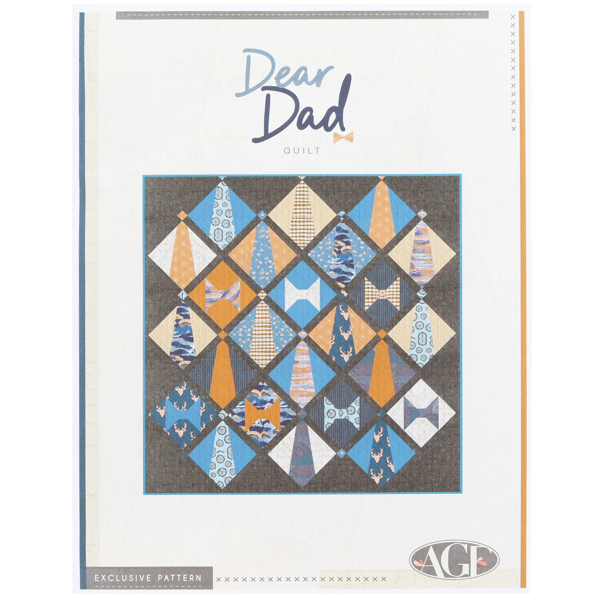 Art Gallery Dear Dad Quilt Pattern Kit - Image 3