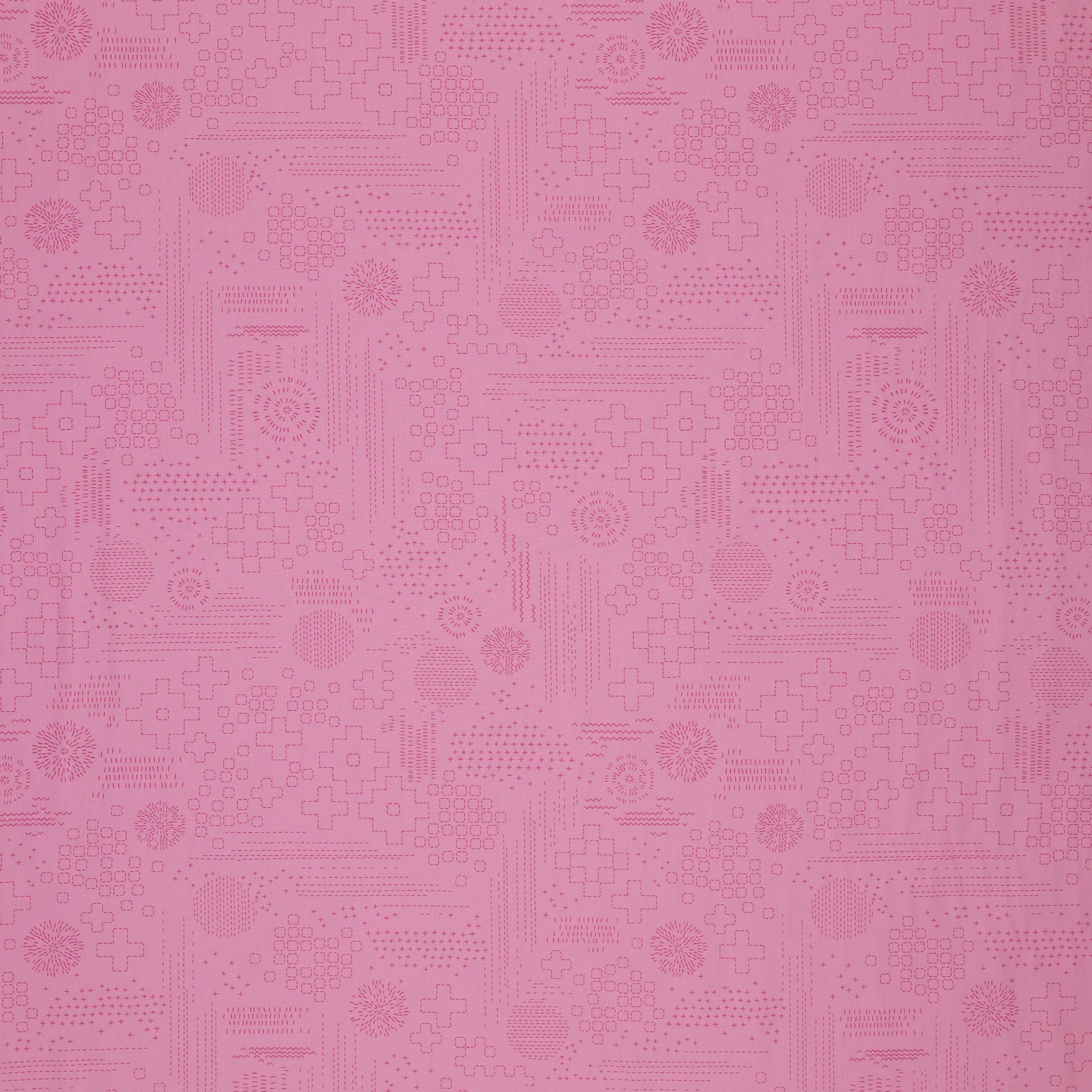 Cur8tor Artista Fabric Collection - Sashiko Craft Petal