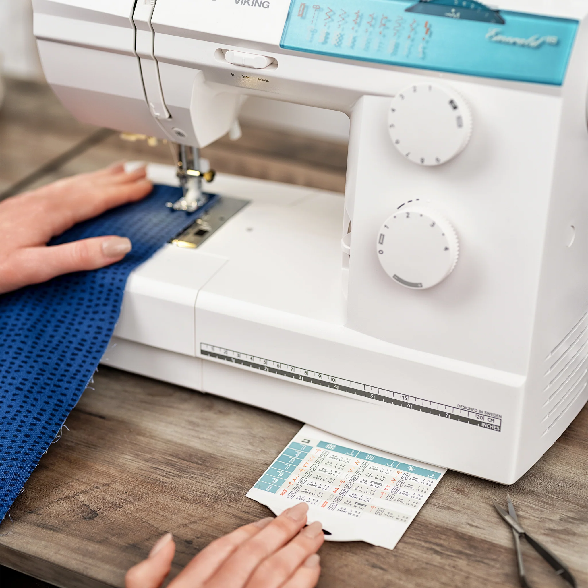 Factory Serviced Husqvarna Viking Emerald 118 Sewing Machine - Image 11