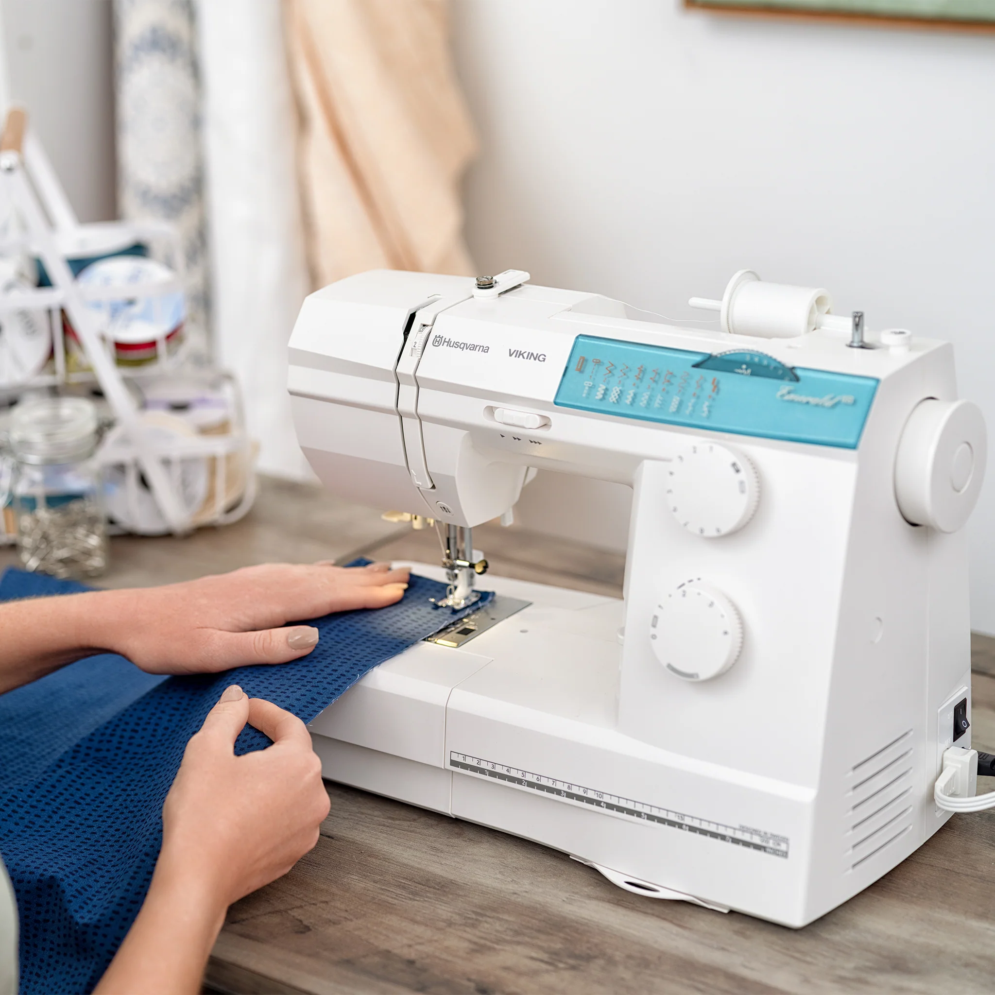 Factory Serviced Husqvarna Viking Emerald 118 Sewing Machine - Image 12