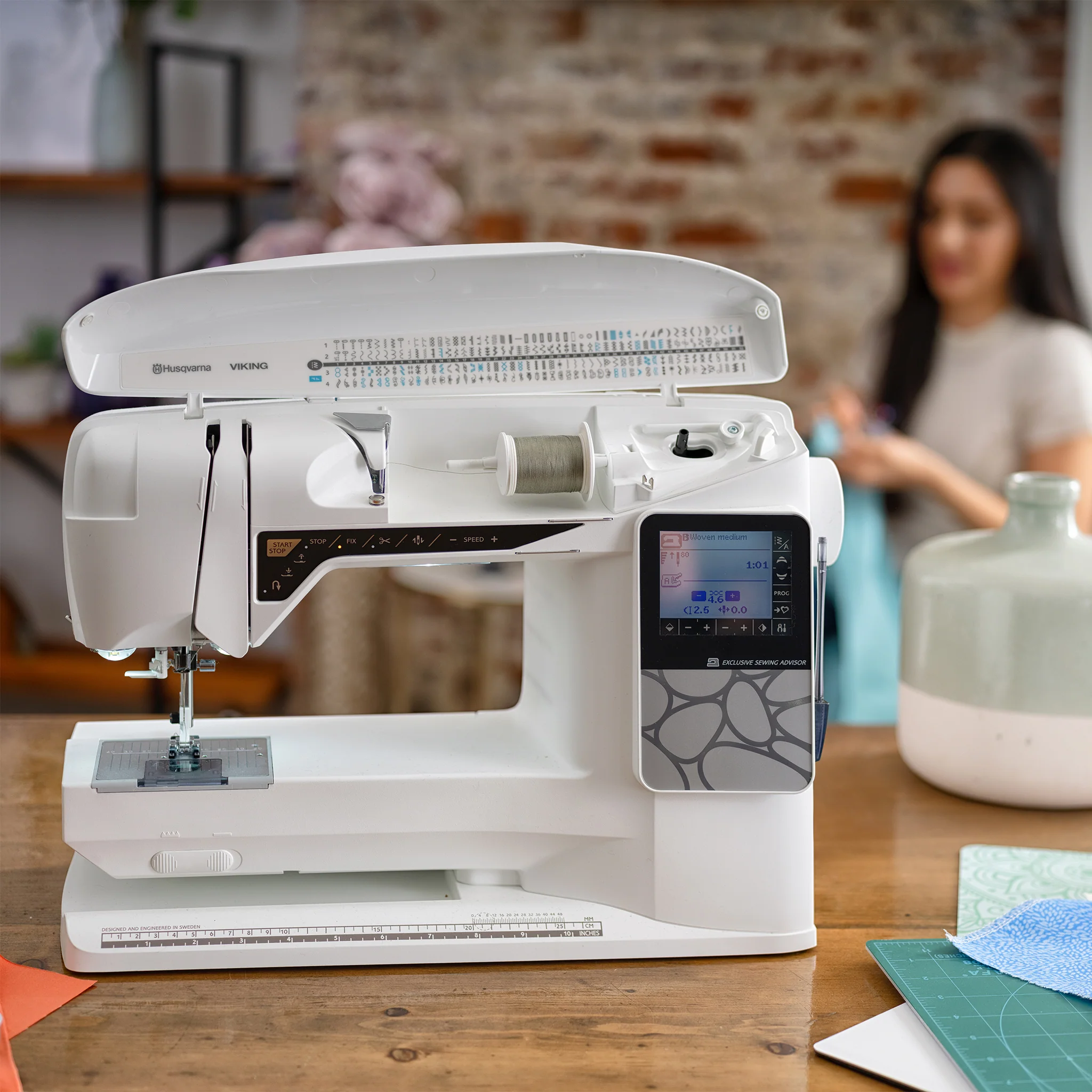 Factory Serviced Husqvarna Viking Opal 690Q Computerized Sewing Machine - Image 5