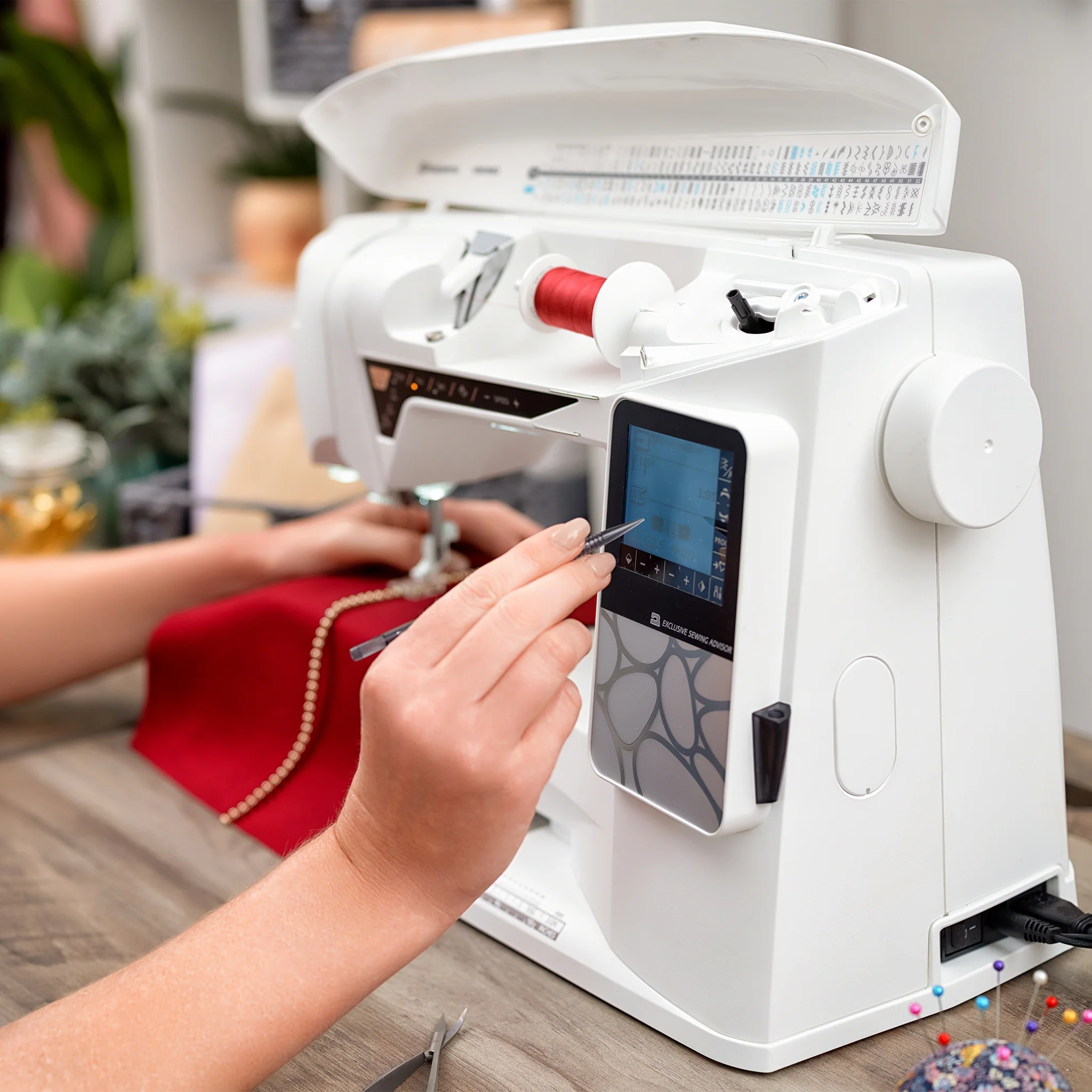 Factory Serviced Husqvarna Viking Opal 690Q Computerized Sewing Machine - Image 6