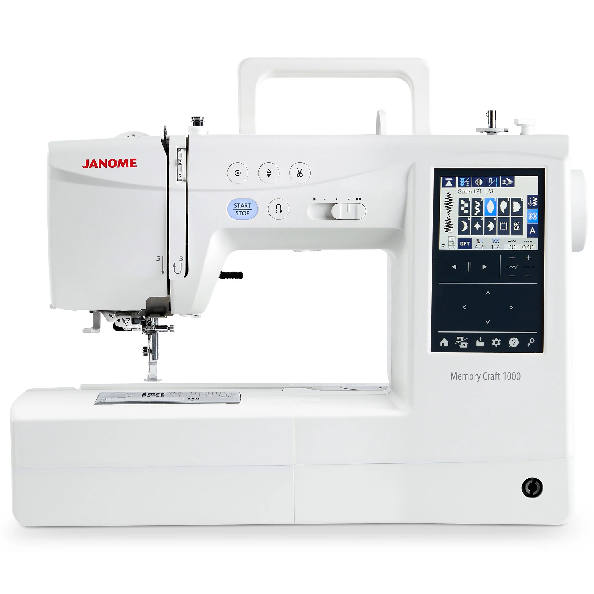 Janome Memory Craft 1000 Sewing & Embroidery Machine w/ FREE Bonus Bundle - Image 5