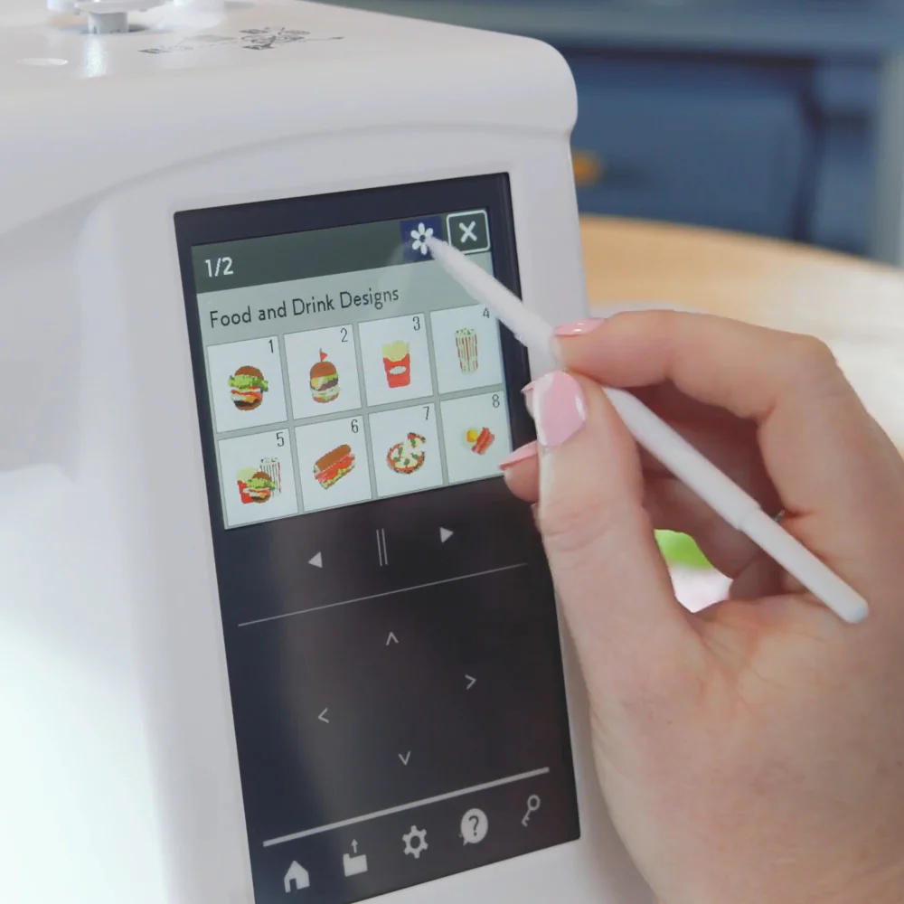 Janome Memory Craft 100E Embroidery Machine w/ FREE Bonus Bundle - Image 9