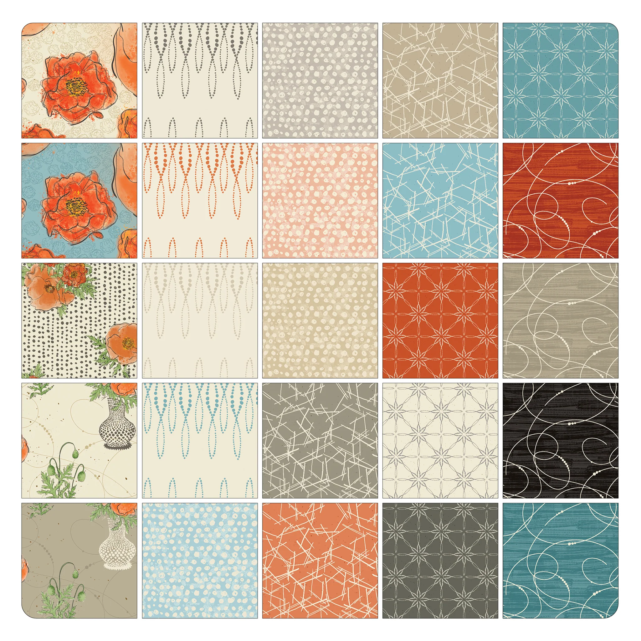 Modern Vintage: Treasured Fabric Collection - Loopy Lace Natural - Image 7