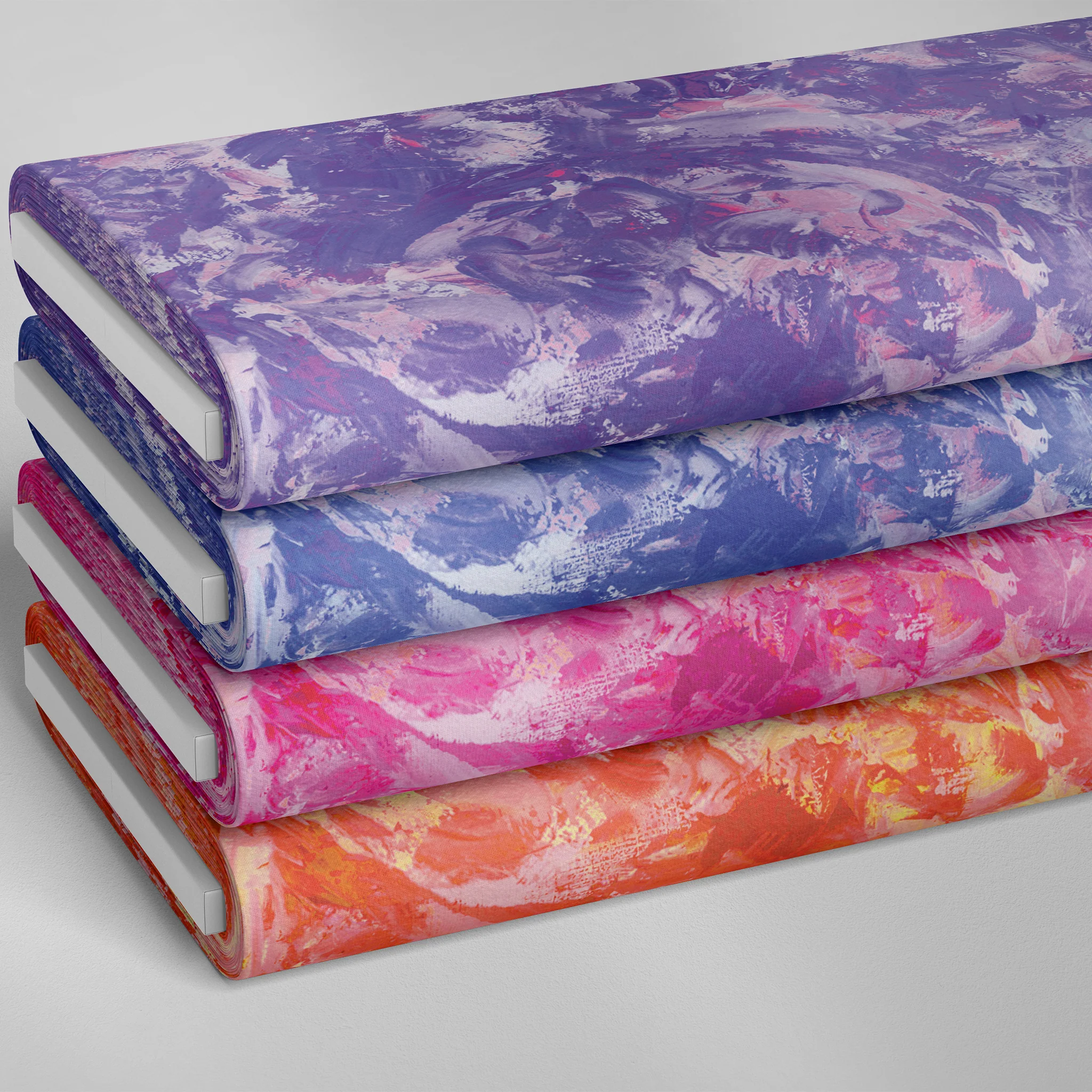 Paint Splash 108" Quilt Backing - Lilac - Image 4