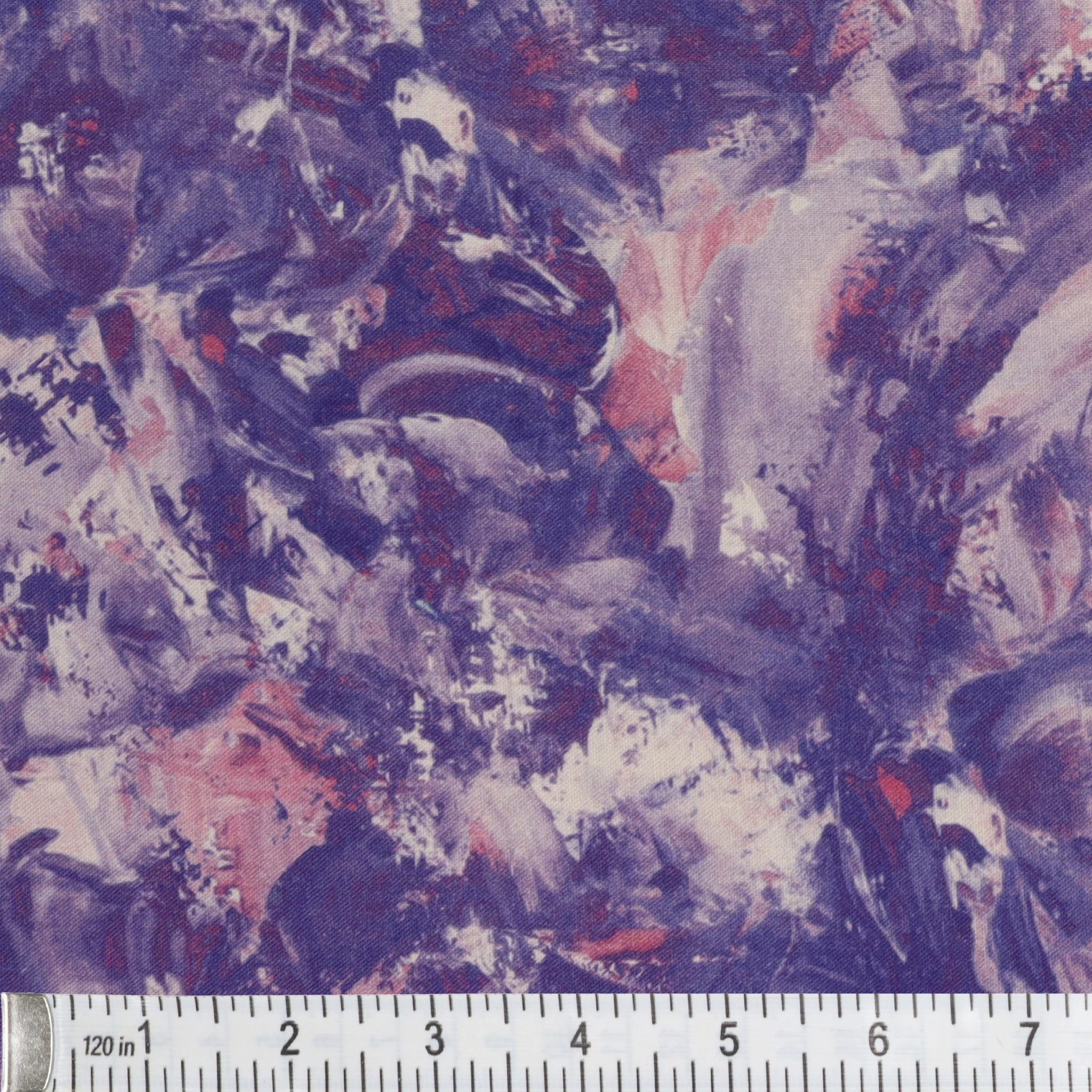 Paint Splash 108" Quilt Backing - Lilac - Image 3