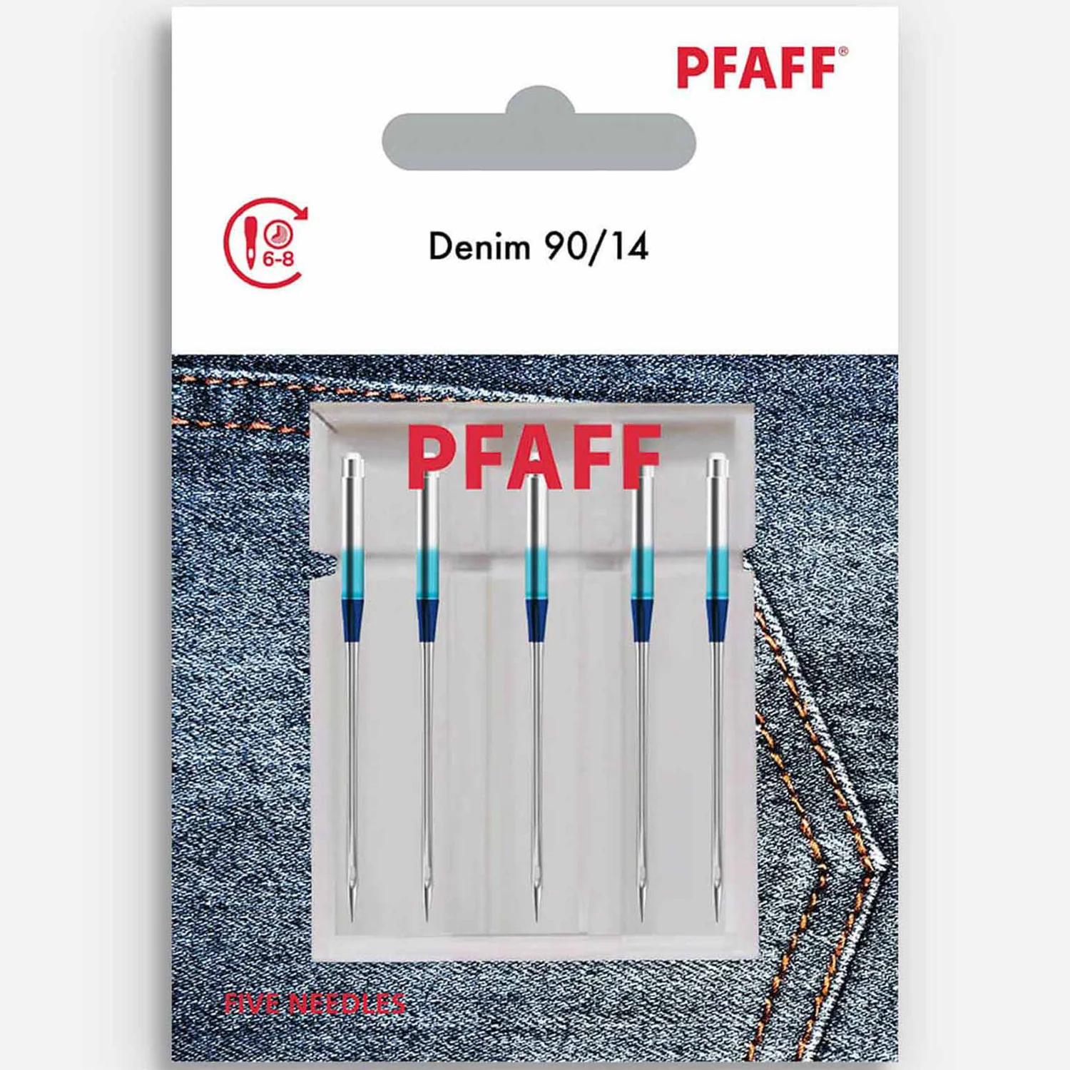 Pfaff Denim Needles, 5pk (130/705H) - Image 3