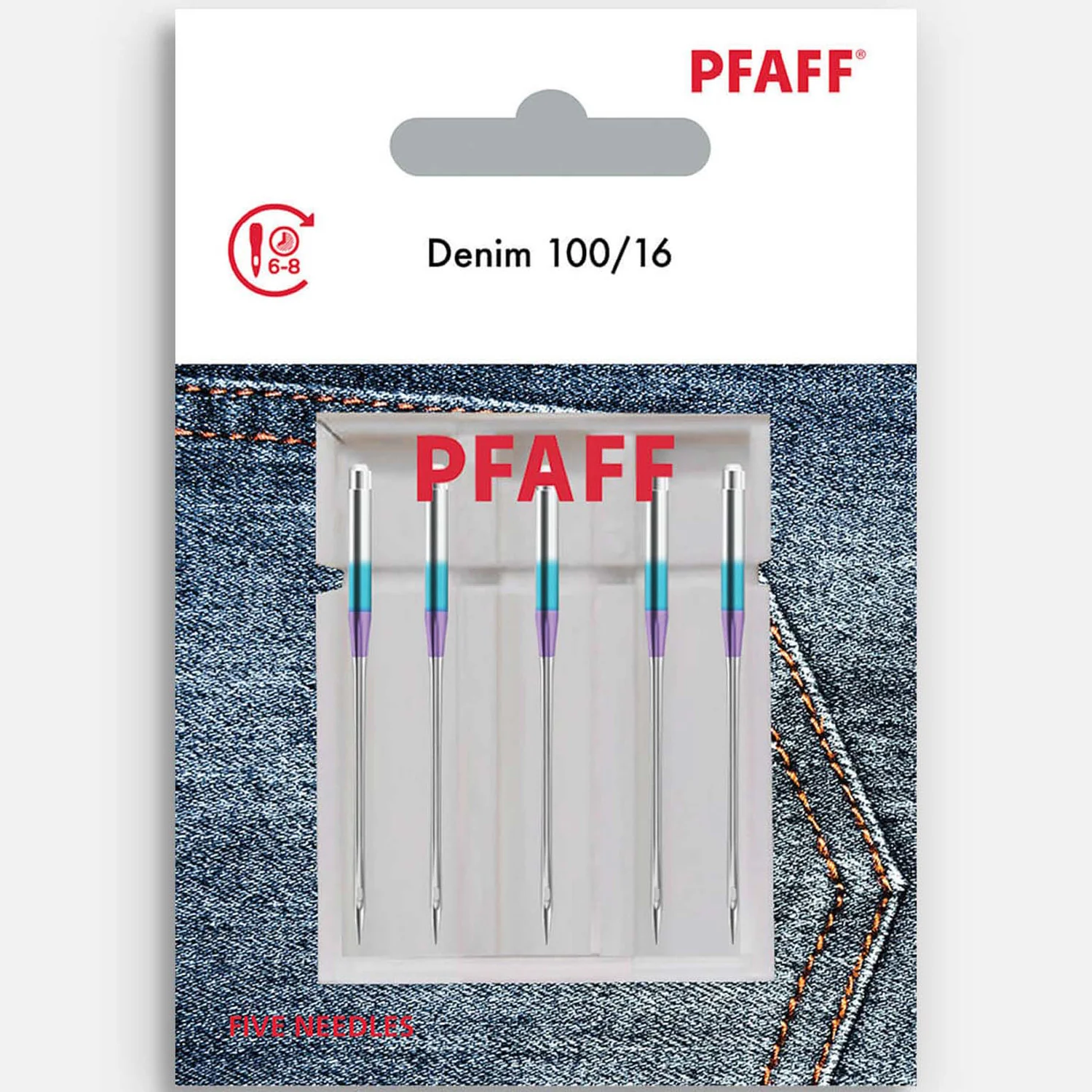 Pfaff Denim Needles, 5pk (130/705H) - Image 4