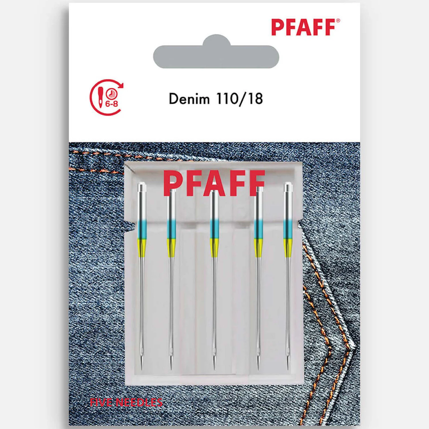 Pfaff Denim Needles, 5pk (130/705H) - Image 5