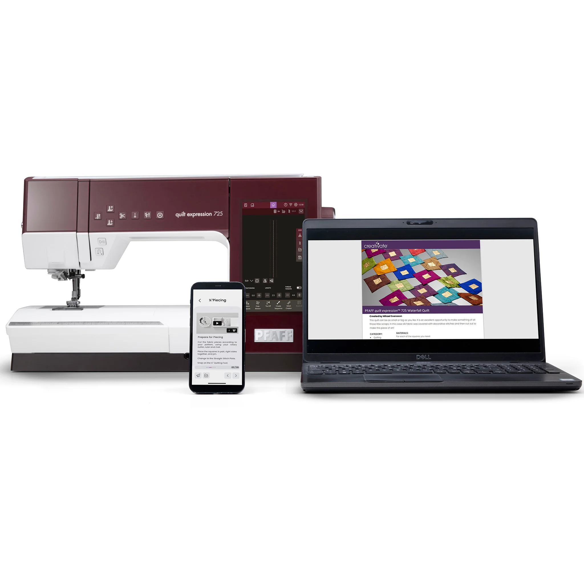 Pfaff Quilt Expression 725 Computerized Sewing Machine - Image 4