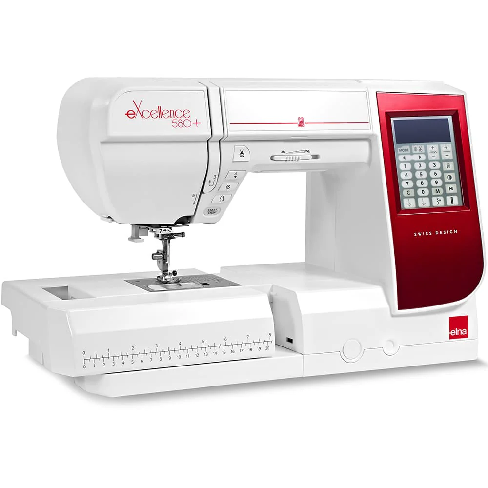 Refurbished Elna eXcellence 580+ Computerized Sewing Machine - Image 4