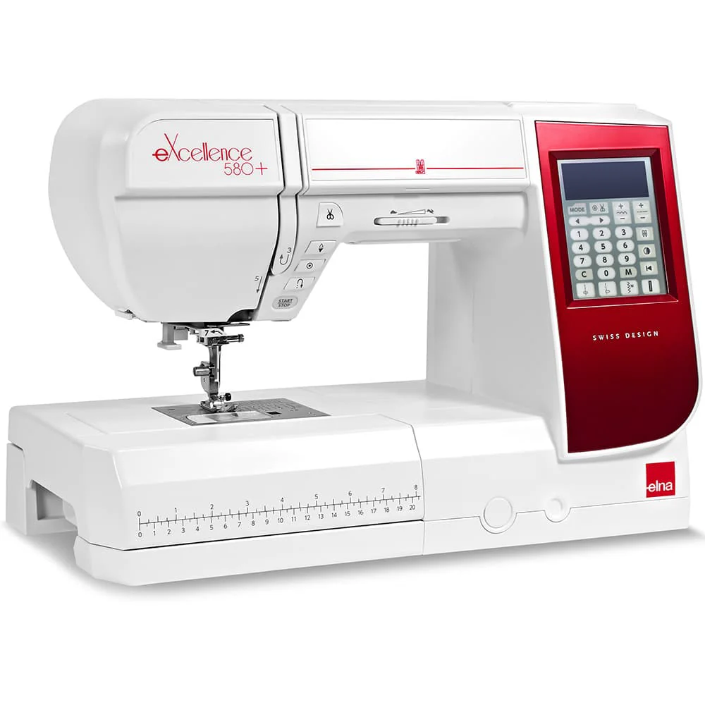 Refurbished Elna eXcellence 580+ Computerized Sewing Machine - Image 5